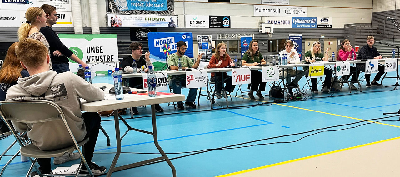 Panelet som stilte til valdebatt