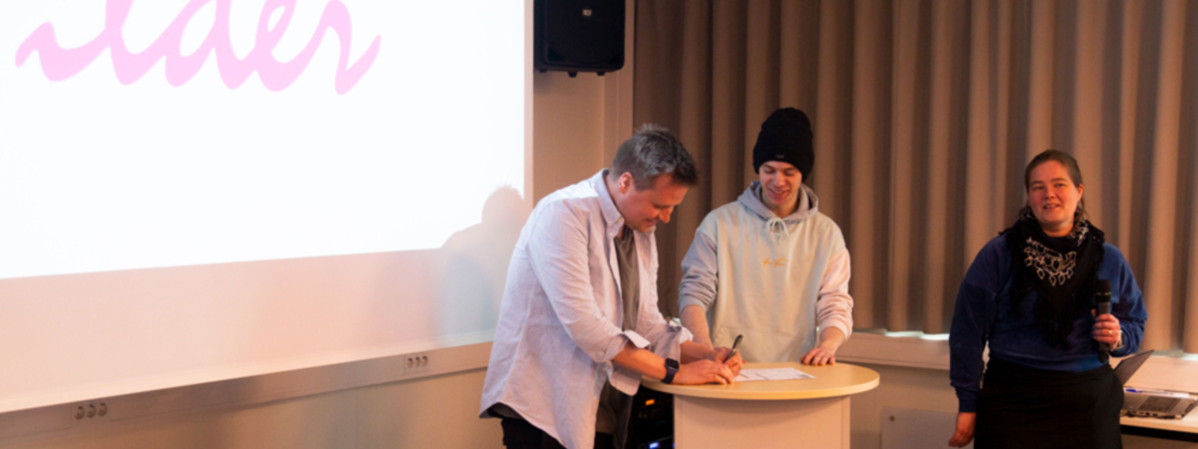 signering av lærlingkontrakt
