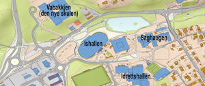 Kart over skulane